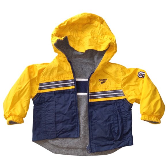 🎯 10 for $10 / Baby 12 Month Oshkosh B'Gosh Reversible Jacket - Picture 4 of 14